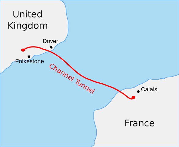 Channel tunnel opened