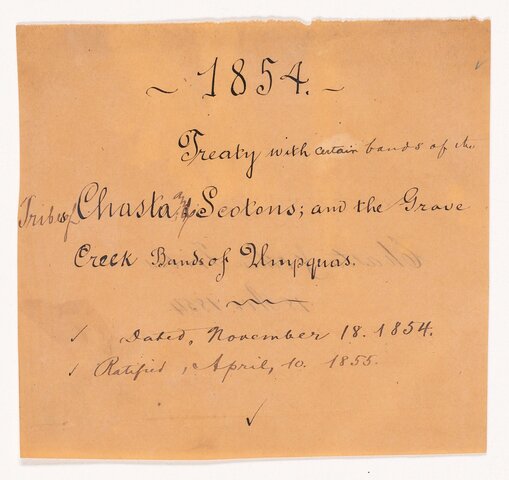 The first treaty between the Oto Tribe and the US government