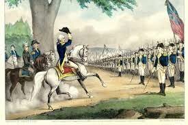 Washington arrives on outskirts of Boston with Continental troops