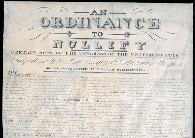 The Nullification Ordinance
