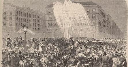 Protesta estudiantil en la Noche de San Daniel.