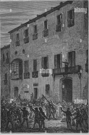 Motín en Barcelona
