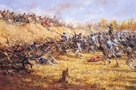 The first battle of Saratoga