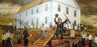 Kansas Voters rejecting the Lecompton Constitution