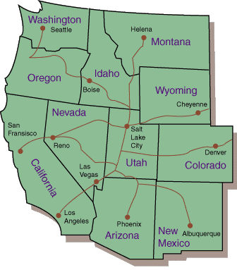 Idaho and Utah