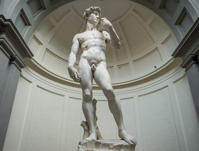 Michelangelo made the statue of David