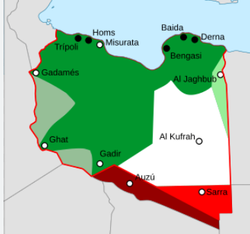 Italia coloniza Libia.