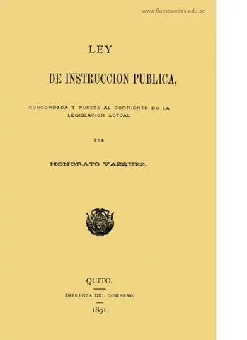 Ley de Instrucción pública