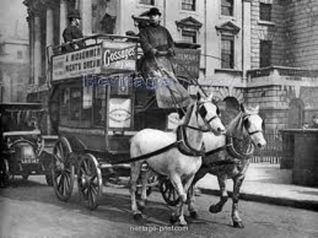Horse Drawn Buses Begin