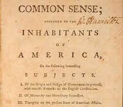 "Common Sense" published by Thomas Paine