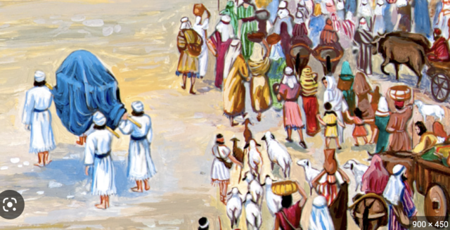 Conquista de la tierra prometida, tiempo de los jueces empieza