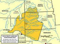 The first Treaty of Fort Laramie