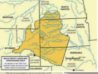 The first Treaty of Fort Laramie