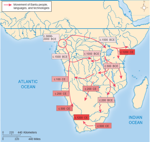 Bantu expansion into Central and South Africa