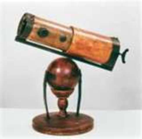 Sir Isaac Newton builds the first Reflecting Telescope