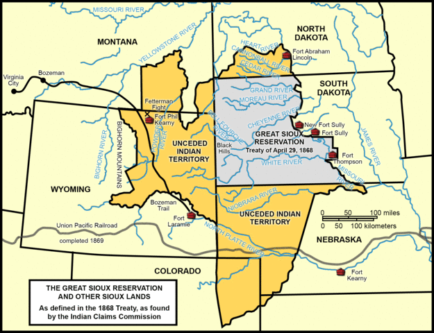 The first Treaty of Fort Laramie