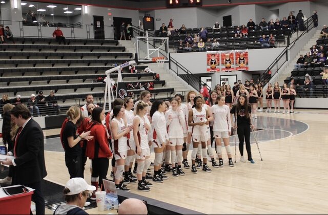 Celebrating with my team