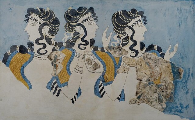 LAS CORTESANAS O DAMAS DE AZUL