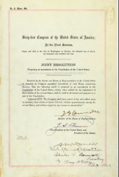 The 16th Amendment is Passed