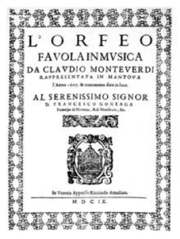 Monteverdi's L’Orfeo