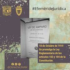 PRIMER PERIODO: DESDE EL ESTABLECIMIENTO DEFINITIVO DEL PROCEDIMIENTO DE AMPARO A LA LEY DE AMPARO1919