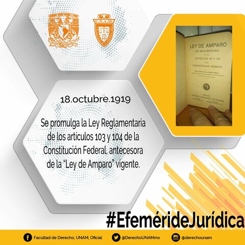 SEGUNDO PERIODO: LEY DE AMPARO 1919