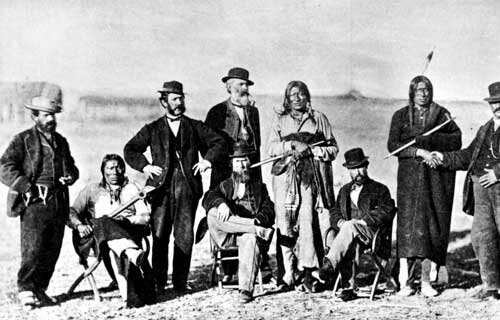 The treaty in 1892 between the US government and the Lakota Tribe