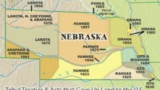 The treaty in 1892 between the US government and the Lakota Tribe