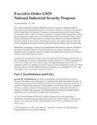 Executive Order 12829