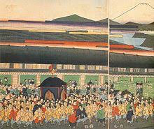 Mutshu Hito inaugura la era Meiji en Japón