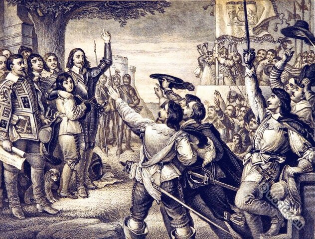 Charles I declares the war
