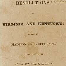 Kentucky and Virginia Resolutions