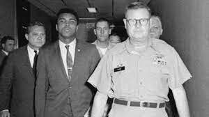 Boxer Muhammed Ali refuses military service