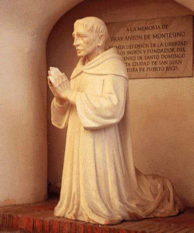 PROTESTA DEL FRAILE ANTONIO DE MONTESINOS