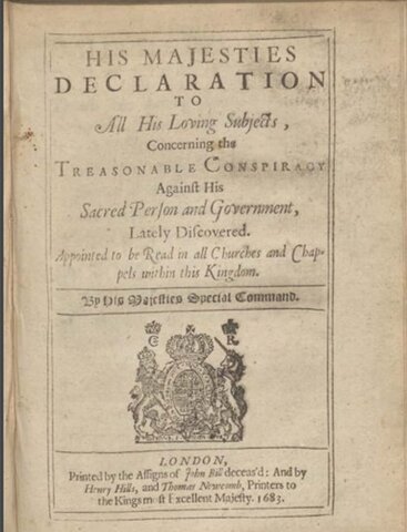 The Declaration of Indulgence