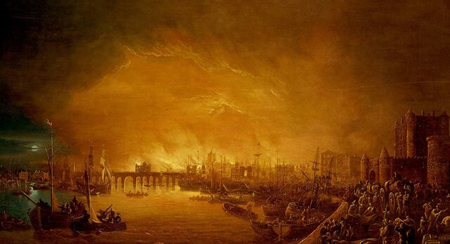 The Great Fire of London -  1666