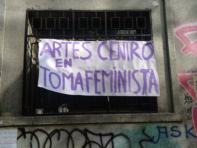 La toma feminista de mujeres y disidencias del Ex Pedagógico el 2018, vivir en lucha durante tres meses entre nosotras y nosotres fue tan mágico como potente.