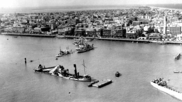 Inauguración del canal de Suez