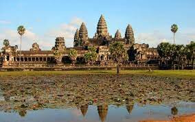 Angkor, the temple of Angkor Wat, and the city of Angkor Thom, Cambodia