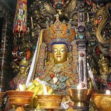 Jowo Rinpoche, enshrined in the Jokhang Temple Lhasa, Tibet. Yarlung Dynasty.