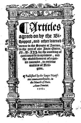 Publication of the 42 Articles