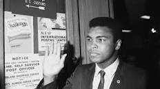 Boxer Muhammed Ali refuses military service