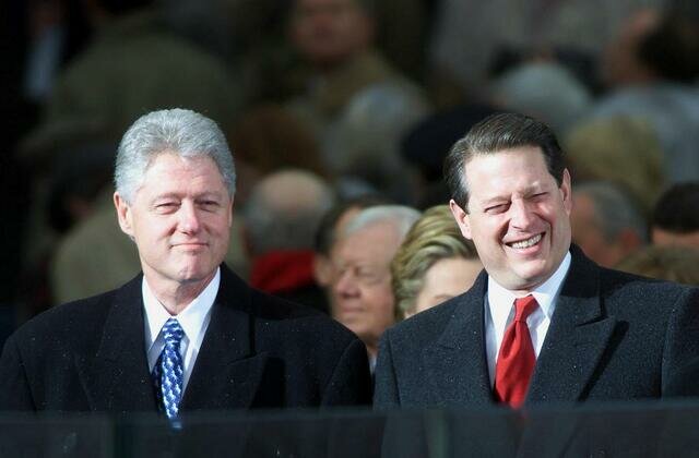 President Bill Clinton and Vice President Al Gore 2nd Term.