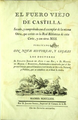 FUERO VIEJO DE CASTILLA