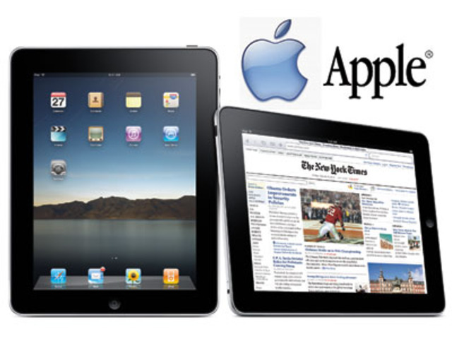 Apple releases the iPad tablet.