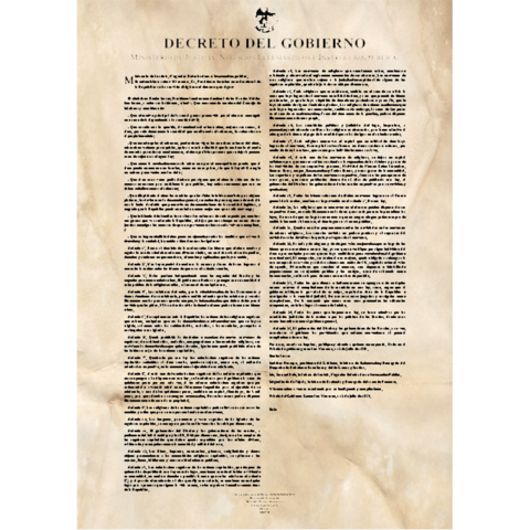 LEY DE NACIONALIZACIÓN DE LOS BIENES ECLESIÁSTICOS