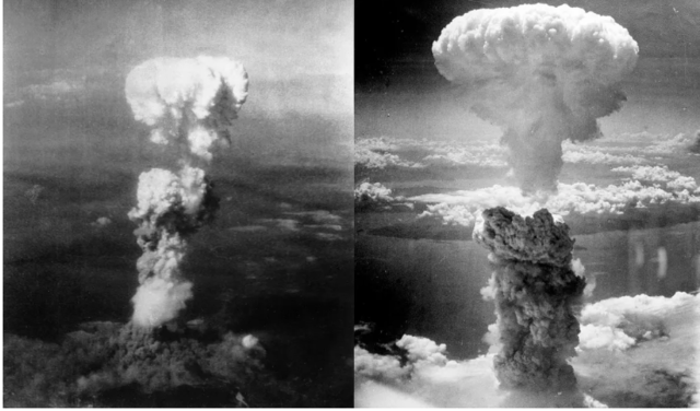 Atomic Bombs dropped on Hiroshima and Nagasaki
