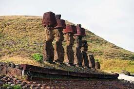 Moai on platform (ahu)