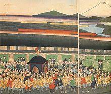 Mutshu Hito inaugura la era Meiji en Japón