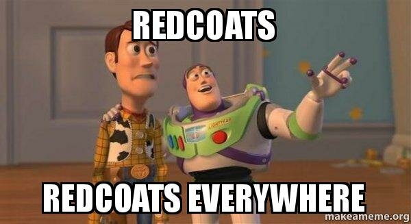 1,000 red coats